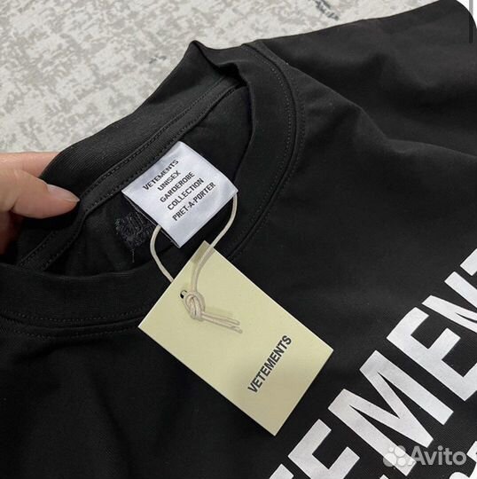 Футболка vetements овер