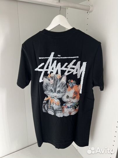 Футболка Stussy Kittens Tee Black