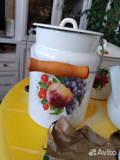 Набор эмалированной посуды СССР