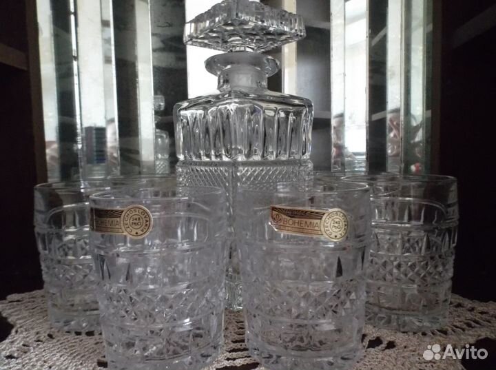 Хрустальный набор для виски 