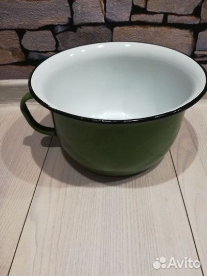 Эмалированный горшок СССР