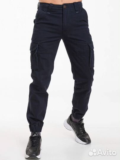 Брюки карго джоггеры толстая ткань размер М