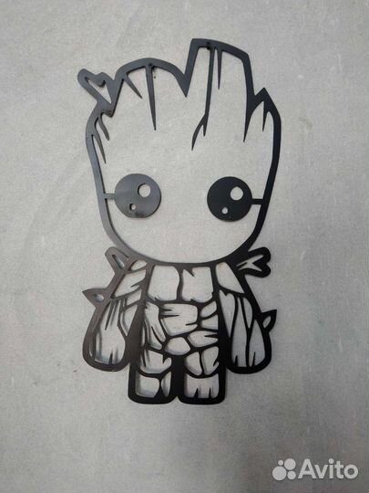 Картина пано из металла грут