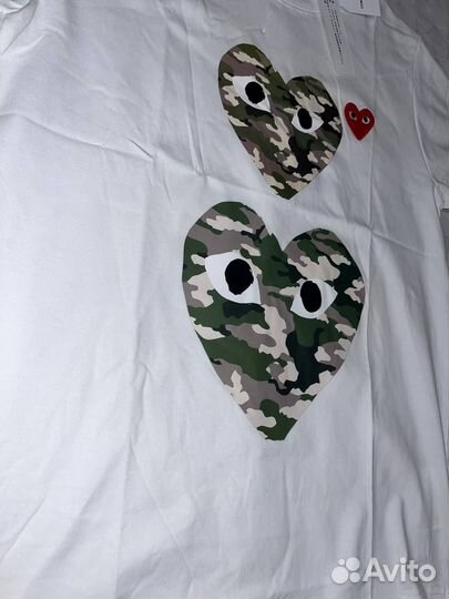 Футболка Comme des garcons camo