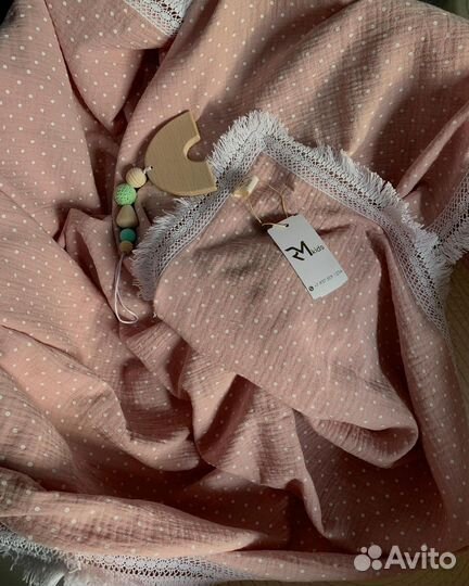 Детский плед, муслиновый