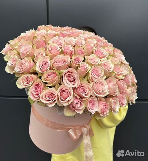 Розы в коробках Пермь Доставка 24\7