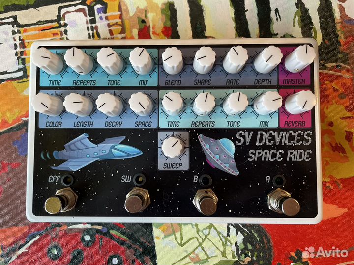 Гитарная педаль SV Devices - Space Ride (delay)