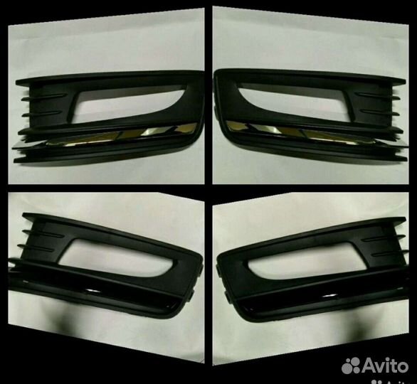 Заглушки рамки птф Volkswagen Polo 2015 -2020