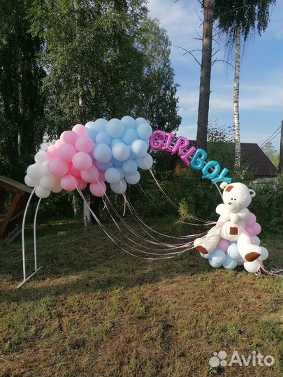 Фотозоны, воздушные шары, оформление свадьбы