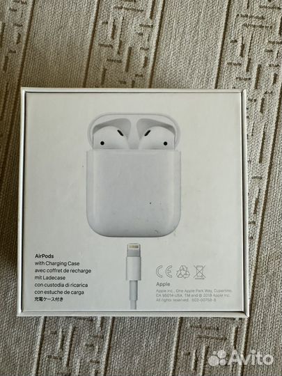 Наушники apple airpods 2