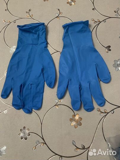 Перчатки хозяйственные резиновые