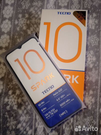 TECNO Spark 10, 4/128 ГБ
