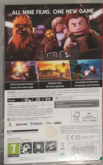 Lego Star Wars nintendo switch