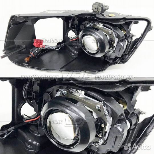 Переходные рамки для замены линз в фарах Audi Q5 2