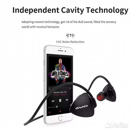 Bluetooth stereo headset, Awei