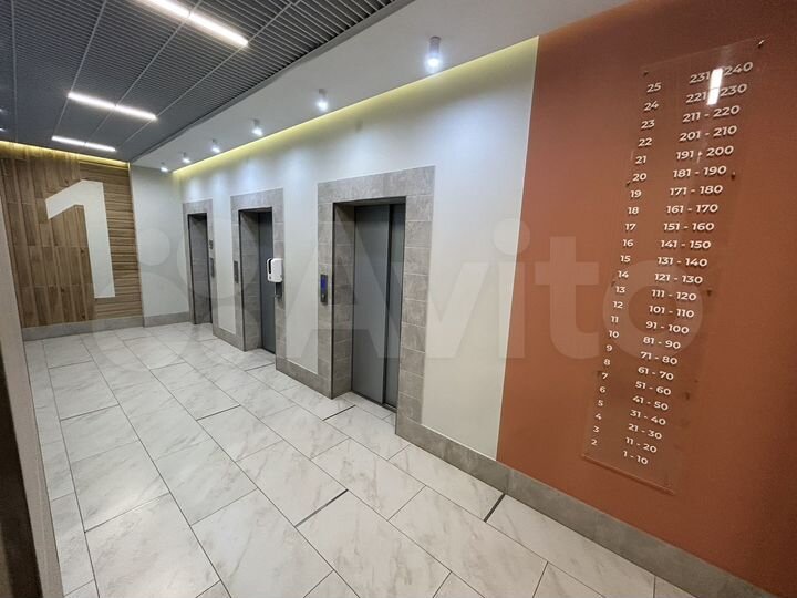 1-к. квартира, 43,7 м², 10/25 эт.