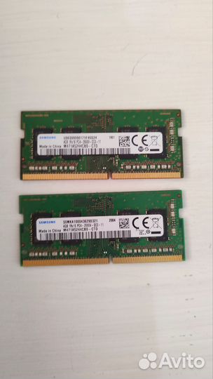 Память для ноутбука 2x4Gb (8Gb) DDR4 Samsung
