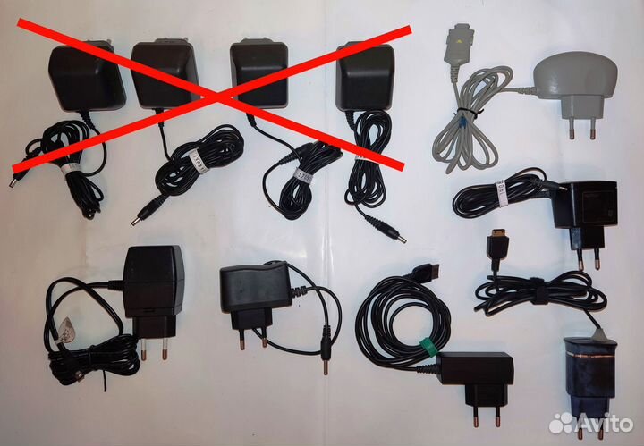 Зарядные для тел. Samsung, Nokia, Siemens