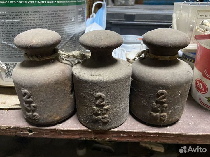 Гири торговые, весовые 2 кг