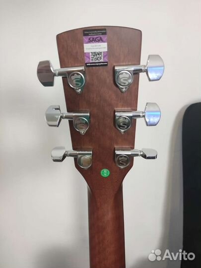 Гитара saga SF700 массив ели + подставка