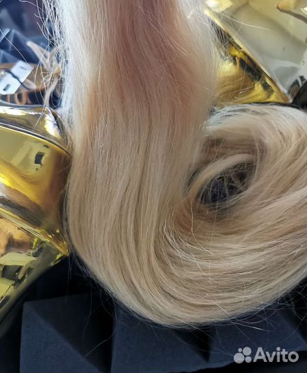Хвост наращивание 60 см блонд люкс American Dream