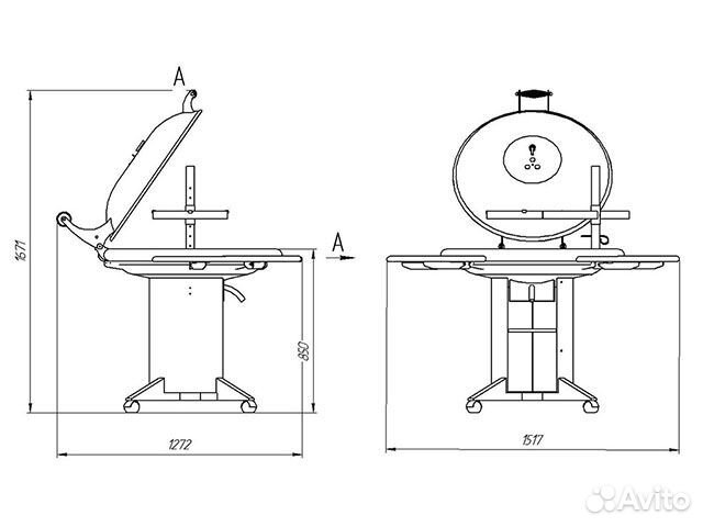 Гриль барбекю угольно-дровяной. Russia Grill