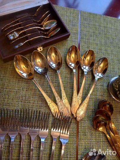 Столовые приборы мельхиор СССР