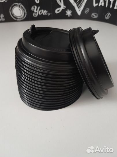 Крышка 90 мм для бумажных стаканов 100 шт