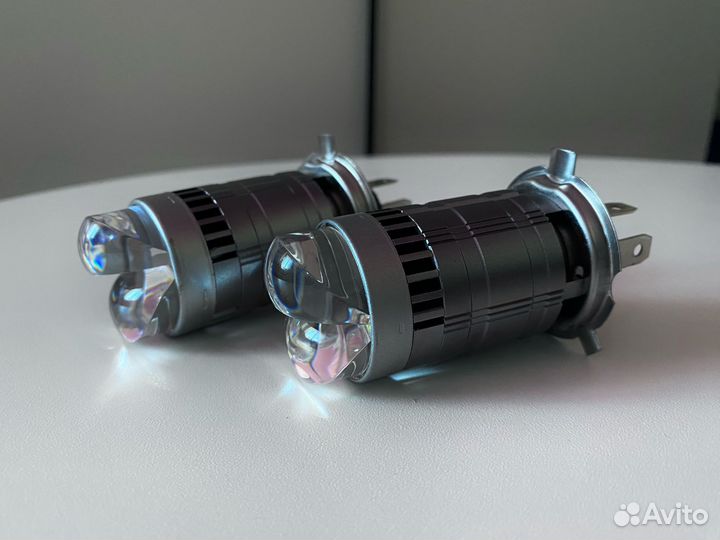 Сверх яркие 100 Ват Лампы с линзой H4