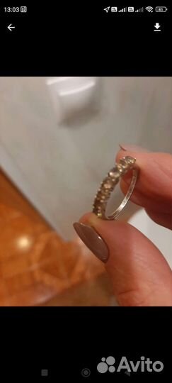 Серебряное кольцо