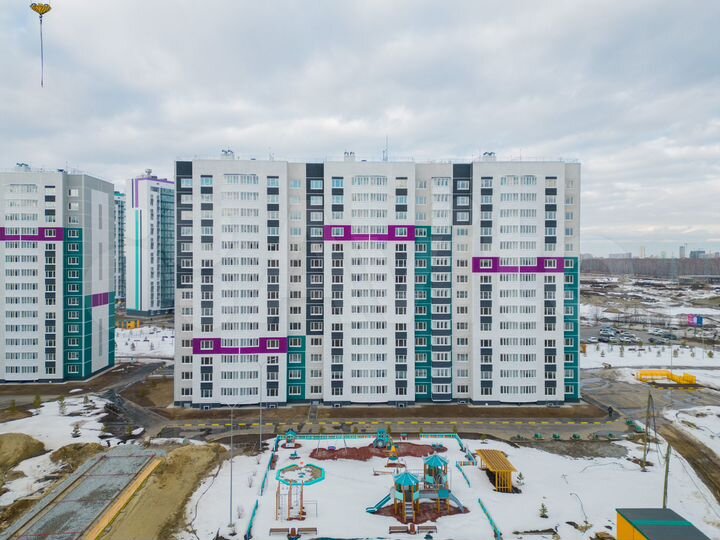 2-к. квартира, 59,1 м², 4/16 эт.