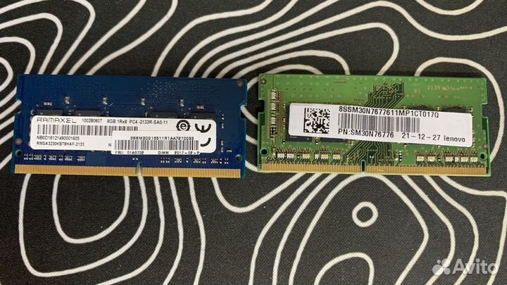 Оперативная память для ноутбука ddr4 8GB и 16GB