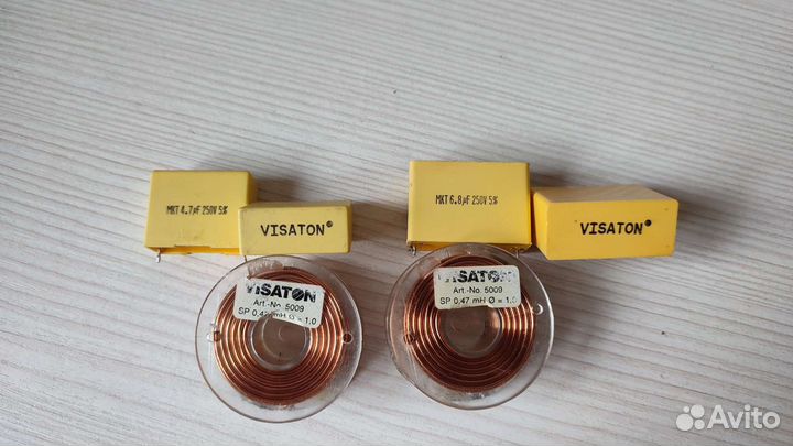 Комплект катушек индуктивности и конденсаторов