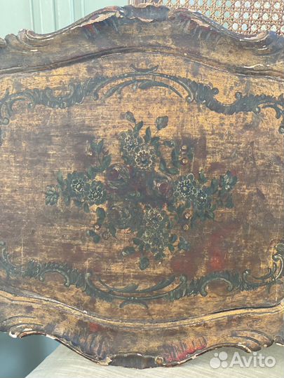 Старинный флорентийский поднос