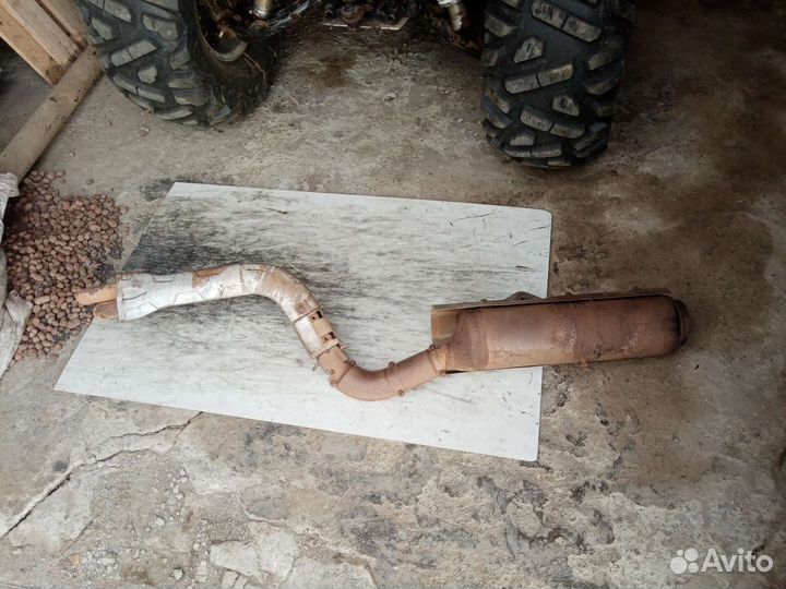 Yamaha grizzly 700 глушитель