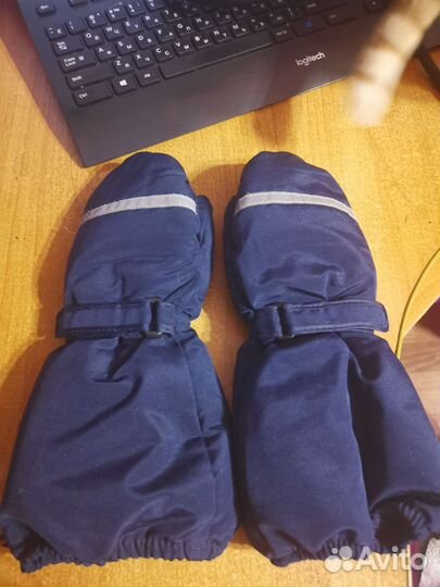 Варежки краги зимние детские