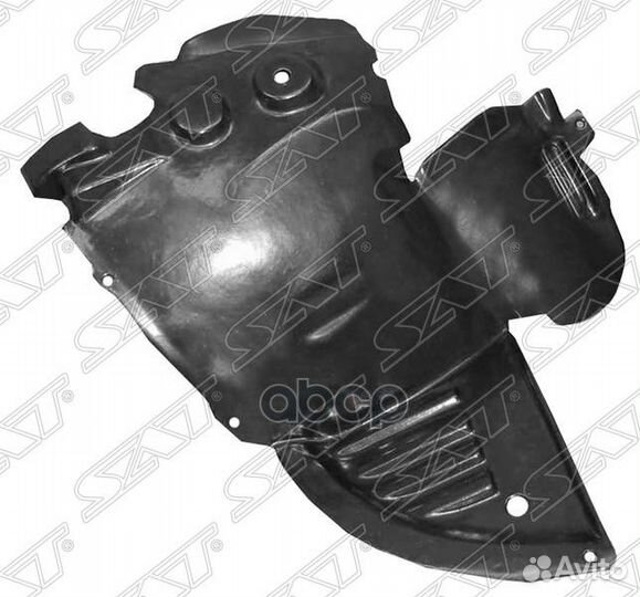 Подкрылок renault kangoo 98-07 RH передняя часть