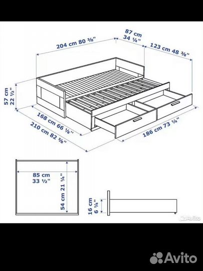 Кровать IKEA бримнэс