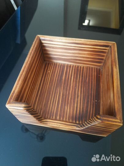 Салфетница деревянная