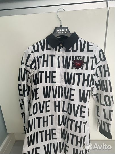 Рубашка туника 128 для девочки