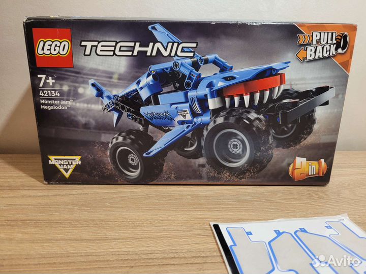 Lego Technic 42134 Monster Jam пустая коробка