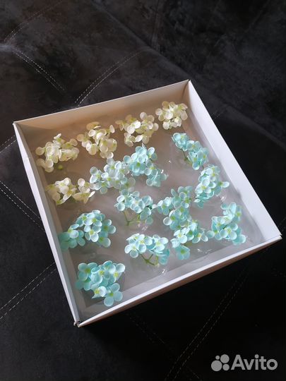 Цветы из мыла Гортензия