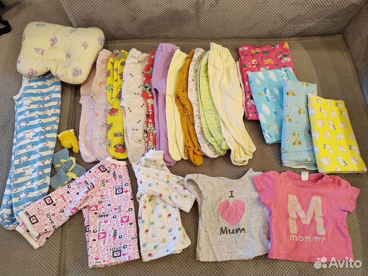 Вещи пакетом на девочку 56 62 68