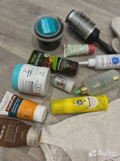 Пакет уходовой косметики пижама тапочки