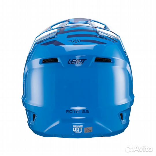 Кроссовый Шлем Leatt Moto 3.5 Helmet Kit Cyan 2024