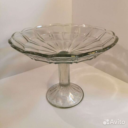 Ваза на ножке винтаж СССР