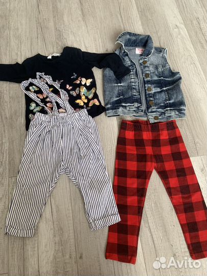 Вещи пакетом на девочку 80-92