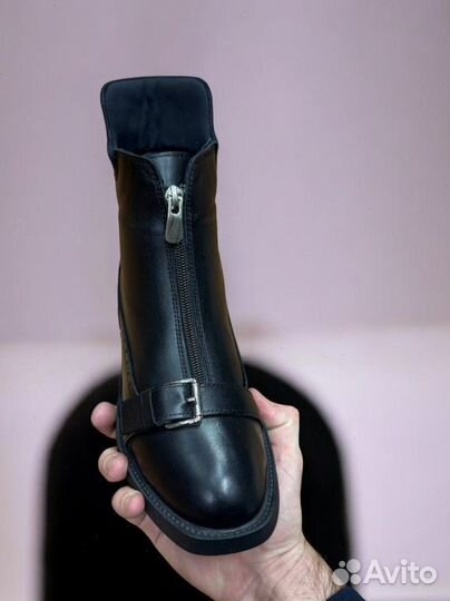 Ботинки зимние женские натуральная кожа