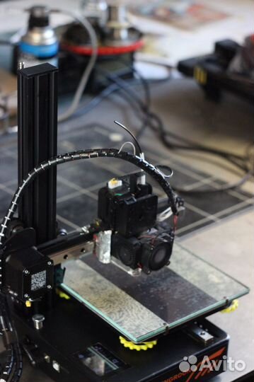 Kingroon KP3S 3d принтер апгрейдами, отл состояние