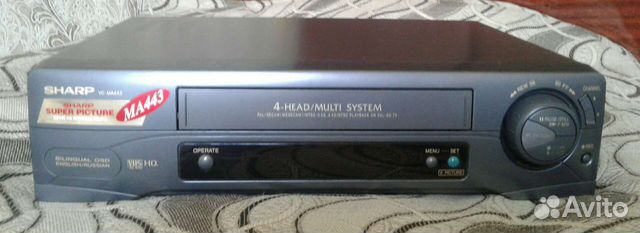 Видеомагнитофон sharp VC-MA443